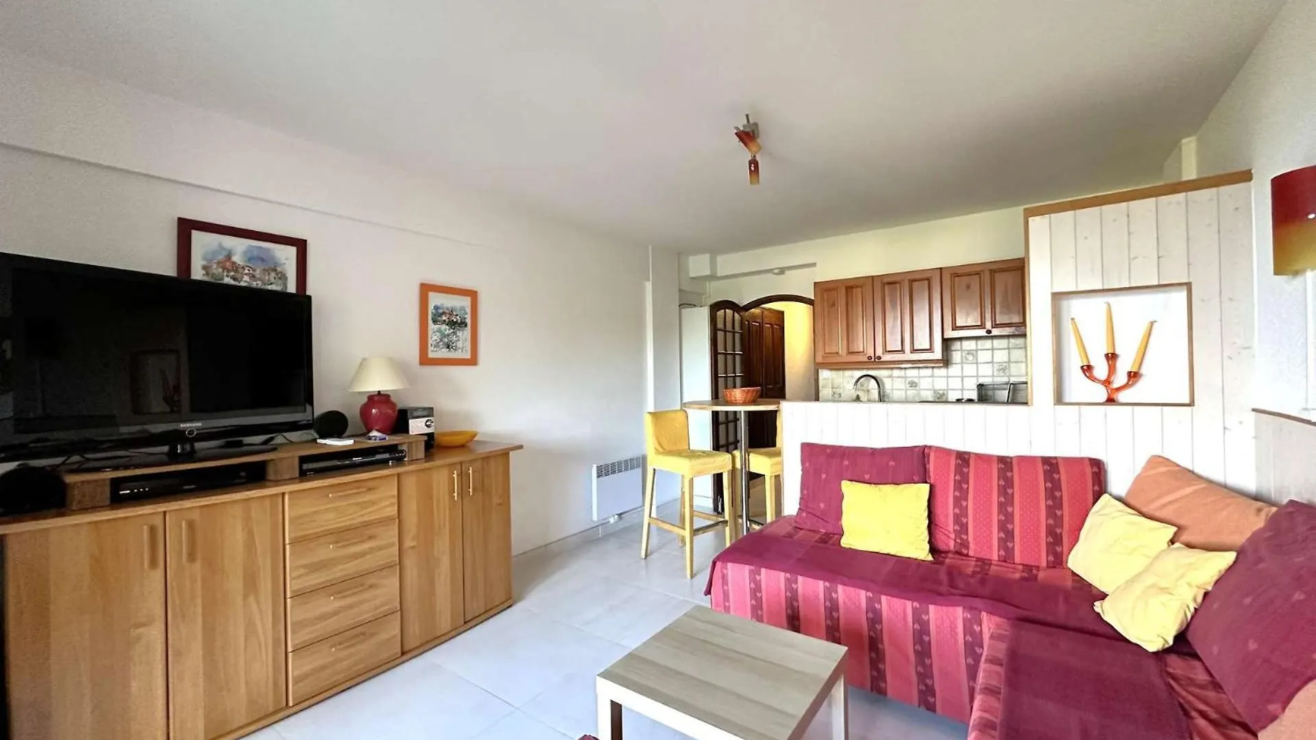 דירה La Baie Studio Cabine Climatise, Vue Mer, Pour 4 Personnes Avec Piscine Sur La Presqu'Ile De Giens A הייר